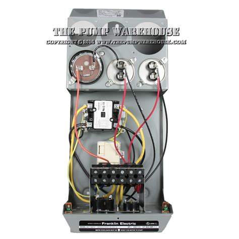 franklin electric 2821139310 control box 5hp 230v 1 phase schematic|Franklin Electric 230 V 5 hp Deluxe Control Box .